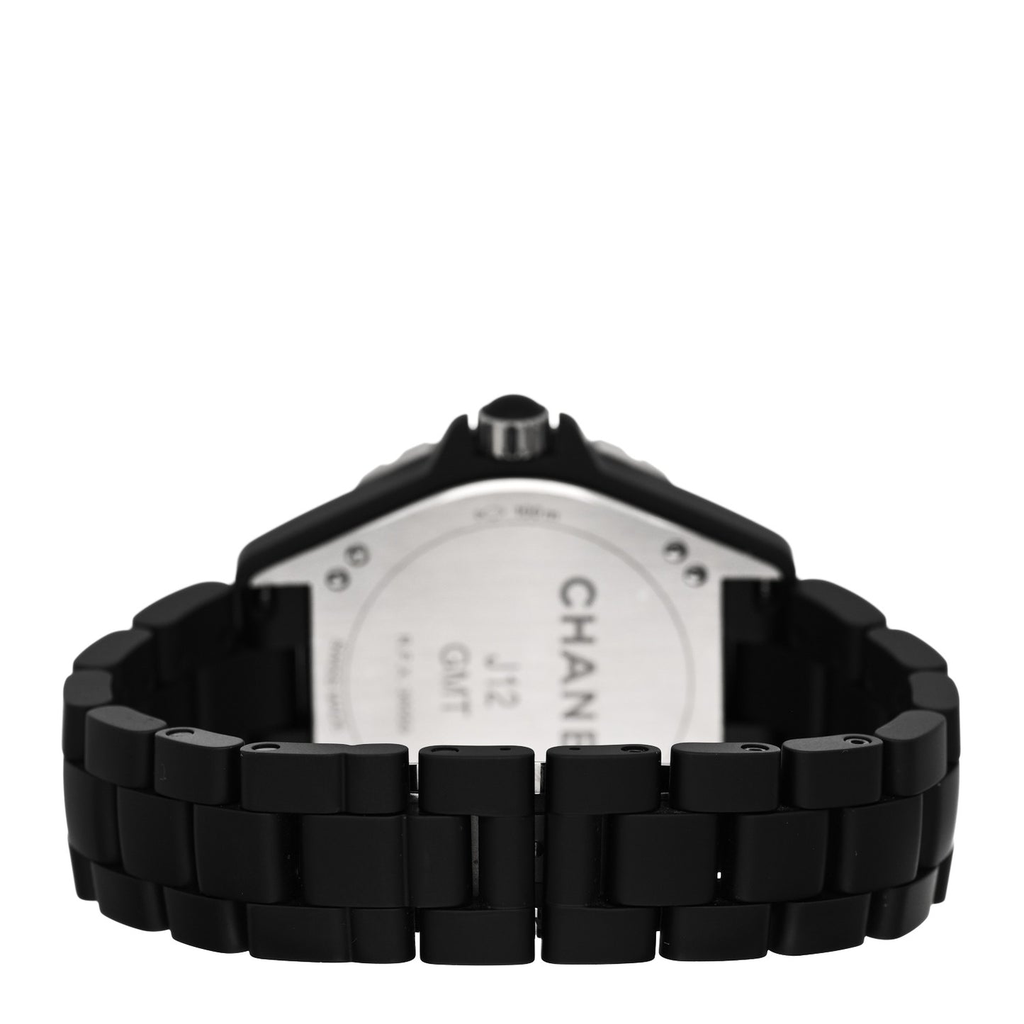 Stainless Steel Matte Ceramic 41mm J12 GMT Automatic Watch Black