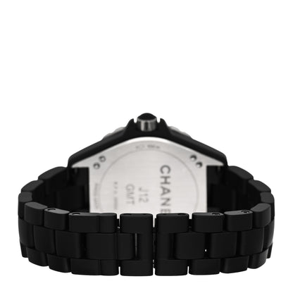 Chanel Stainless Steel Matte Ceramic 41mm J12 GMT Automatic Watch Black 3 of 5