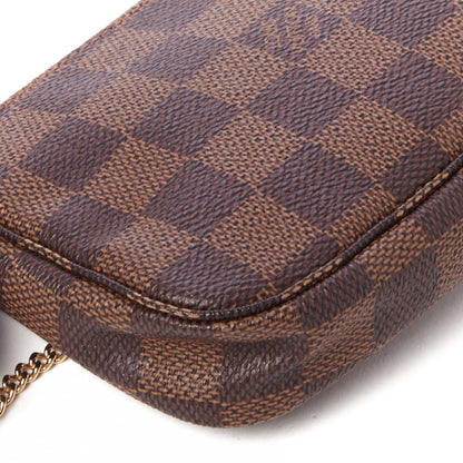 Louis Vuitton Damier Ebene Mini Pochette Accessories 6 of 8