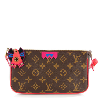Louis Vuitton Monogram Totem Pochette Accessories Flamingo 1 of 7