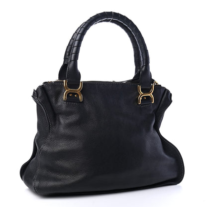 Chloe Calfskin Medium Marcie Satchel Black 3 of 9