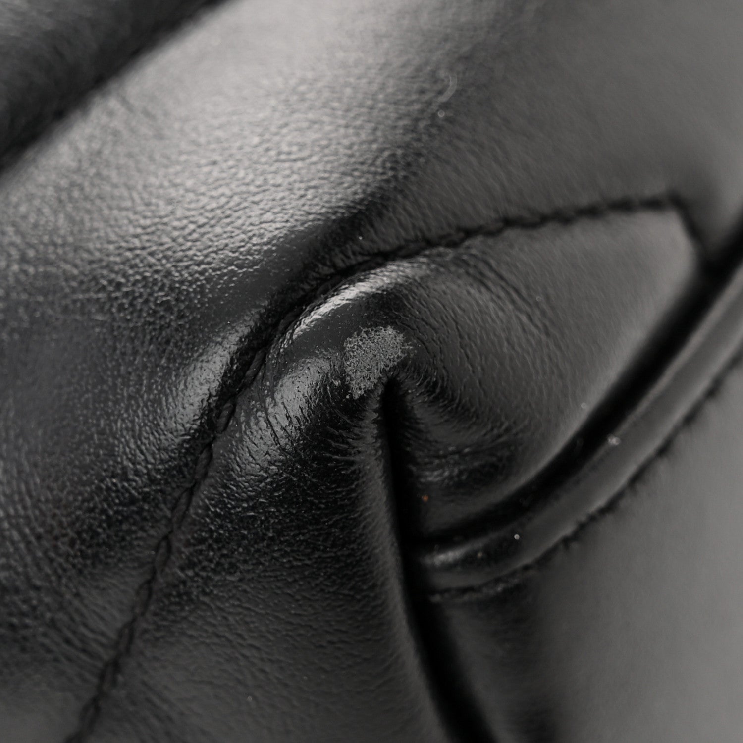 Saint Laurent Calfskin Y Quilted Monogram Monochrome Toy Loulou Crossbody Bag Black 12 of 13