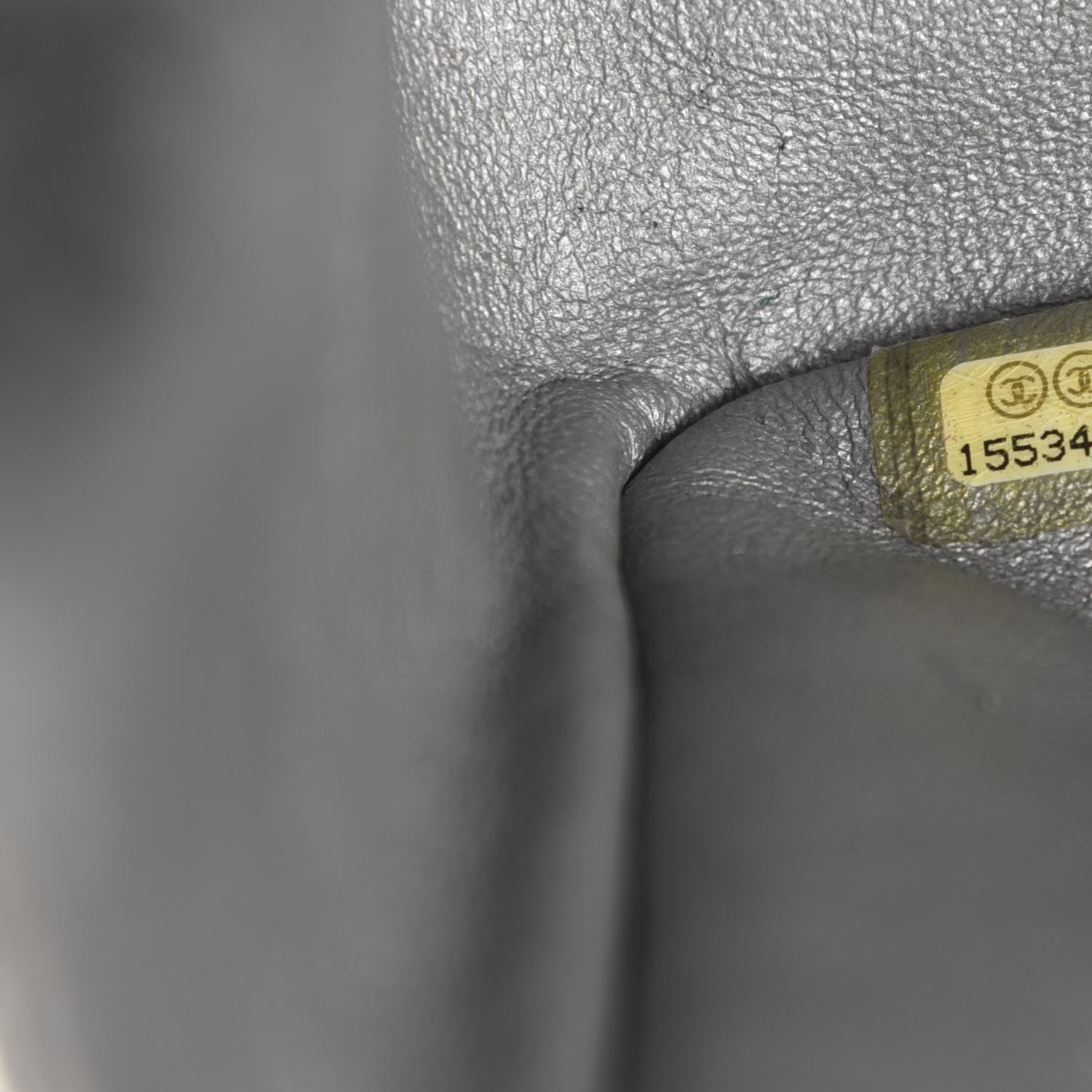 Chanel Metallic Aged Calfskin Quilted 2.55 Reissue 227 Flap Argent Fonce 16 of 23