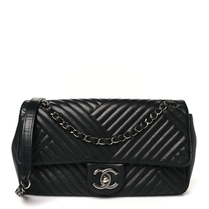 Chanel Lambskin Small CC Crossing Flap Black 1 of 12
