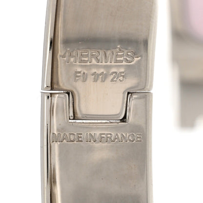 Hermes Enamel Narrow Clic Clac H Bracelet PM Sugar Pink 4 of 4