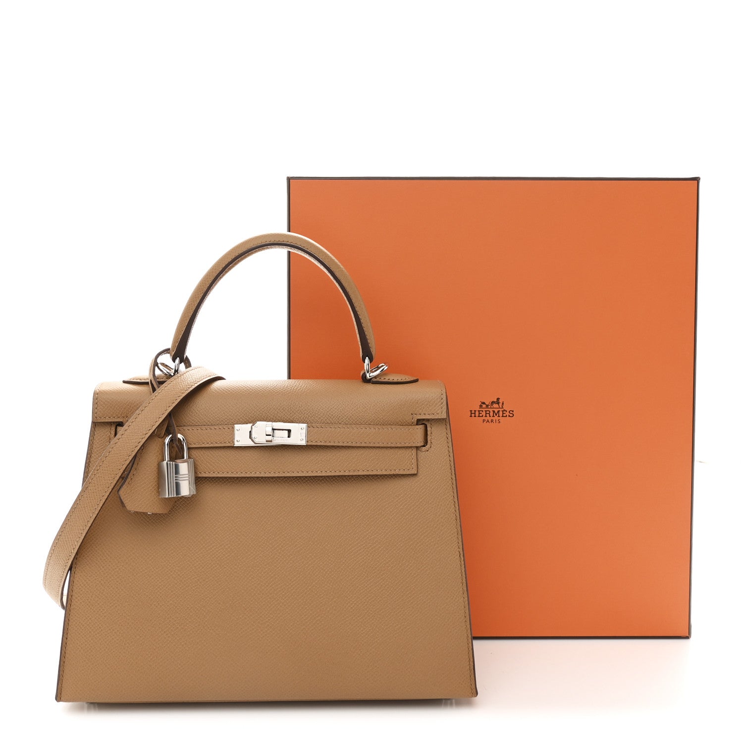 Hermes Epsom Kelly Sellier 25 Biscuit 11 of 11