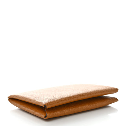 Hermes Chevre Mysore Verso Calvi Card Case Caramel Vert Fizz 4 of 9