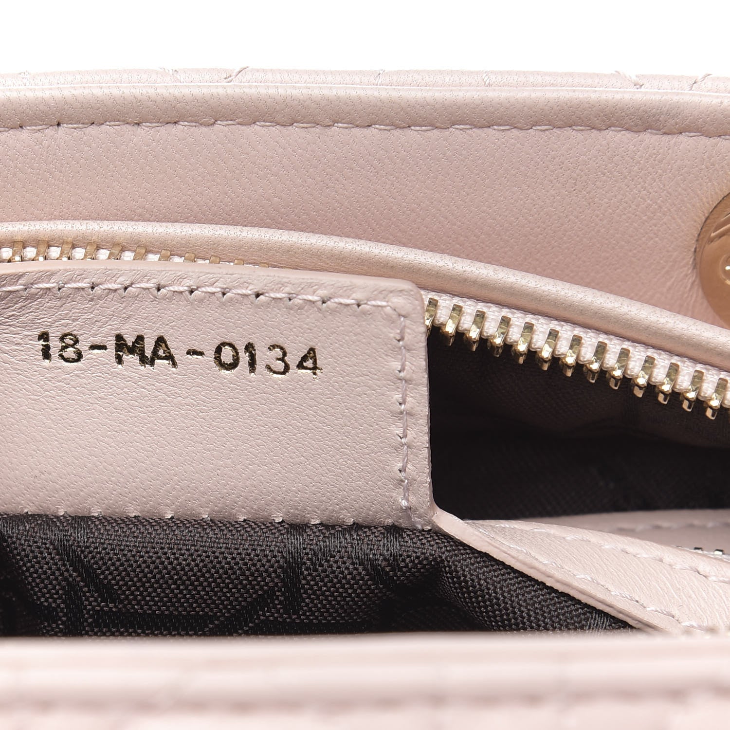 Christian Dior Lambskin Cannage Medium Lady Dior Light Pink 7 of 15