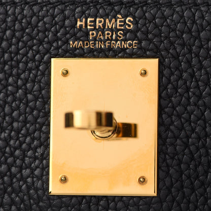 Hermes Taurillon Clemence Kelly Retourne 32 Black 25 of 36