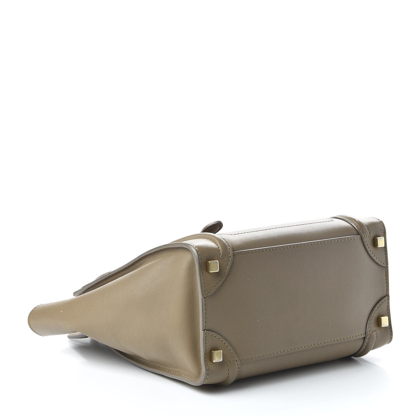 Smooth Calfskin Micro Luggage Khaki