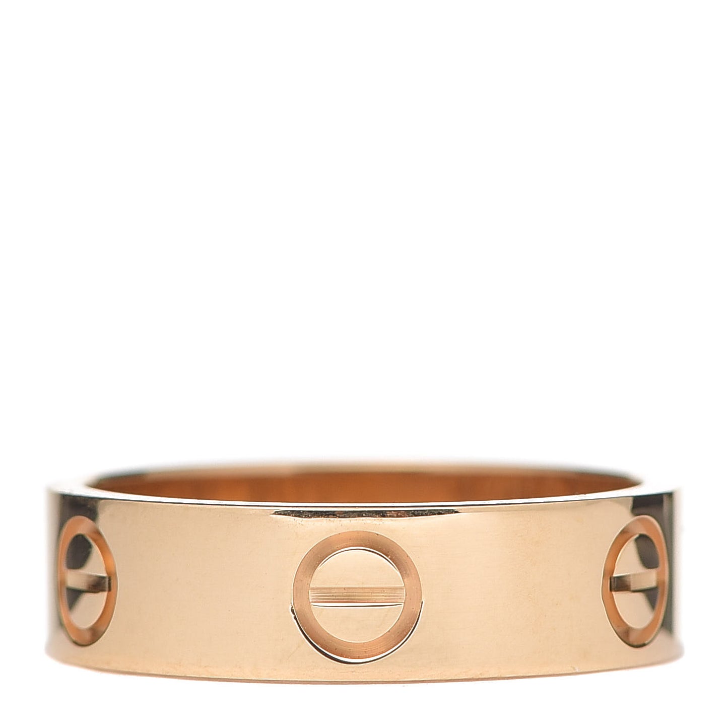 18K Yellow Gold 5.5mm LOVE Ring 55 7.25