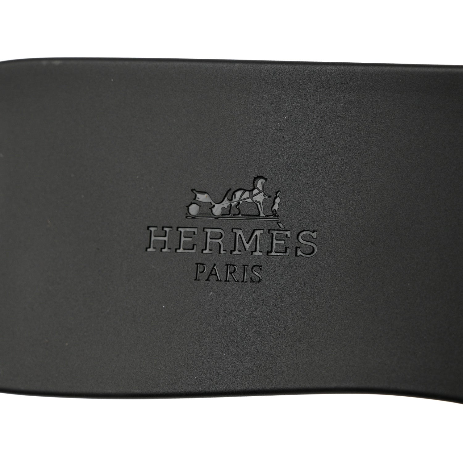 Hermes Rubber Aloha Sandals 39 Black 6 of 10