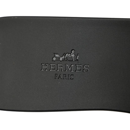 Hermes Rubber Aloha Sandals 39 Black 6 of 10