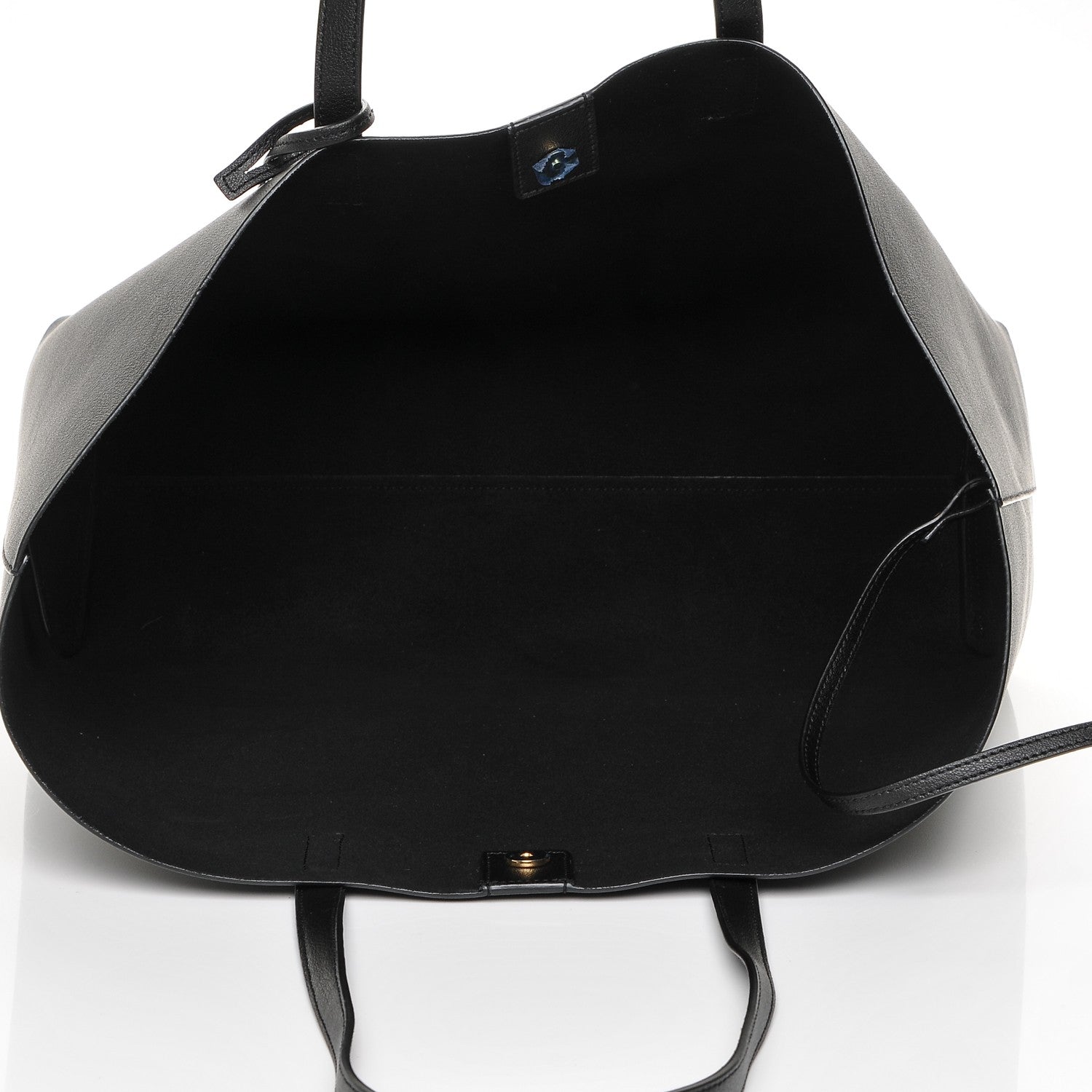 Saint Laurent Calfskin Large Shopping Tote Black 6 of 7