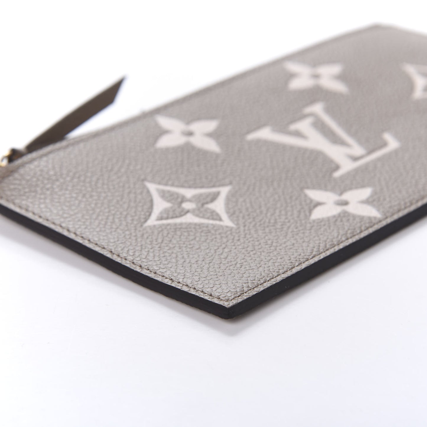 Empreinte Monogram Giant Pochette Felicie Zippered Insert Tourterelle Creme