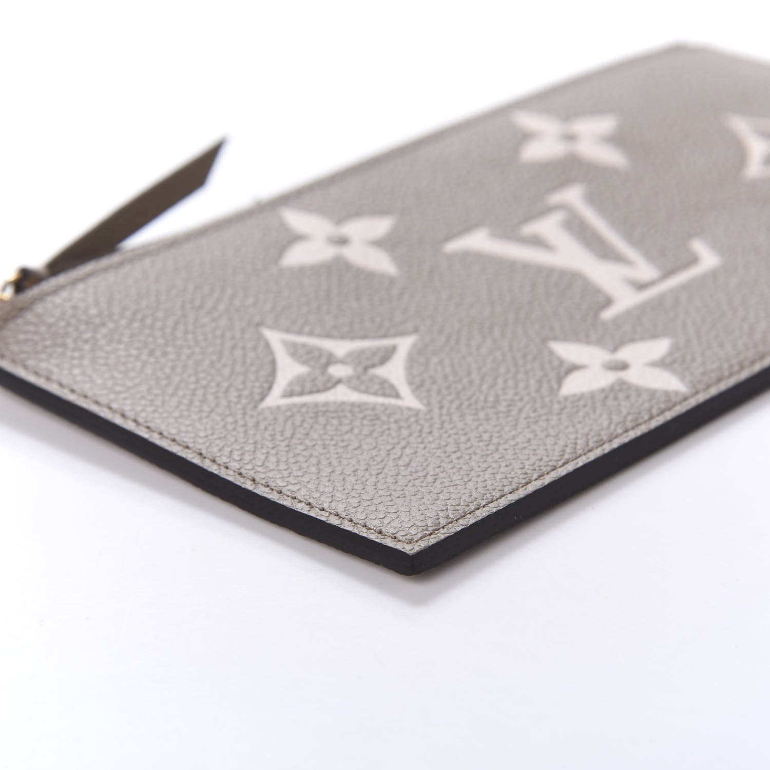 Louis Vuitton Empreinte Monogram Giant Pochette Felicie Zippered Insert Tourterelle Creme 6 of 9