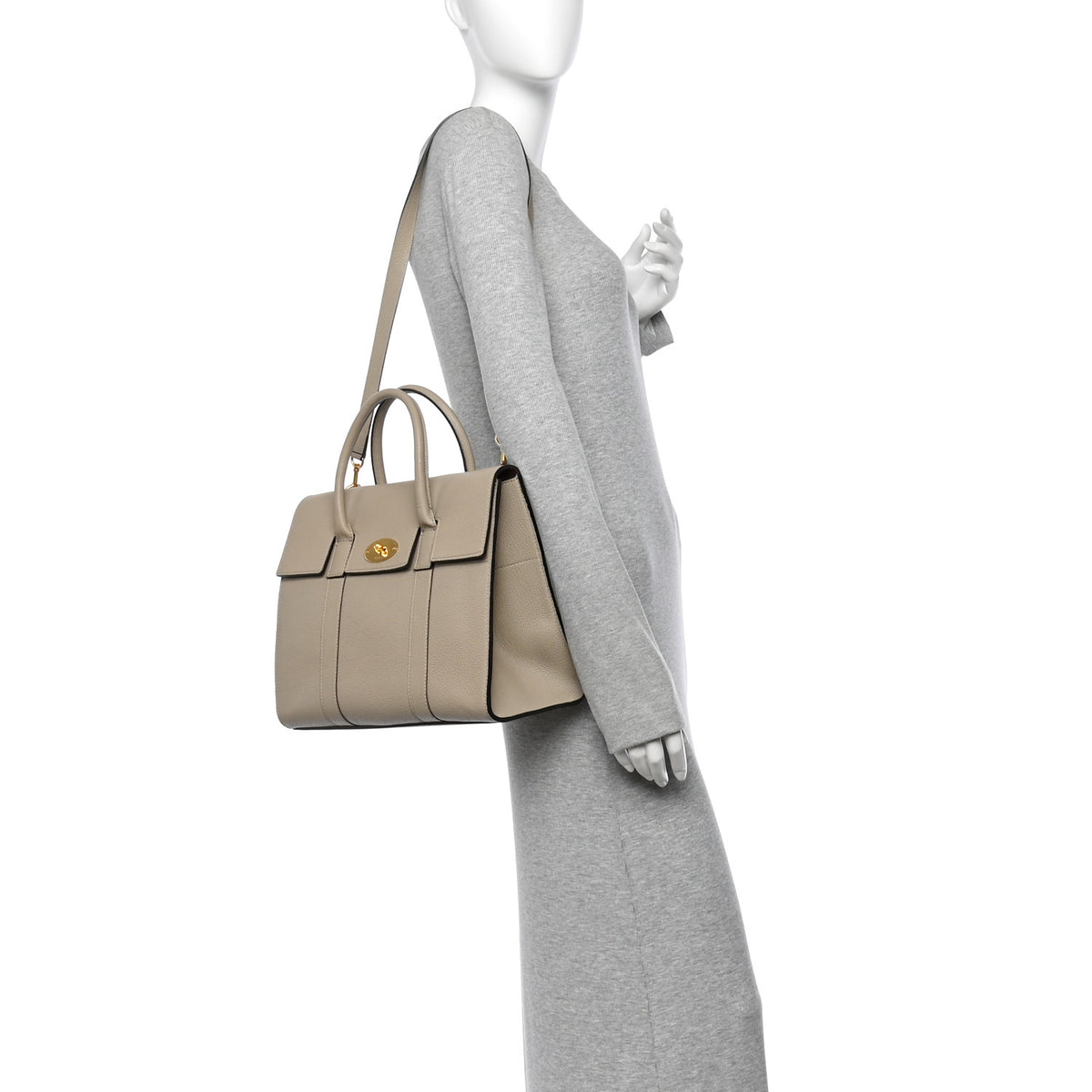 Mulberry Classic Grain Medium New Bayswater Dune 2 of 9
