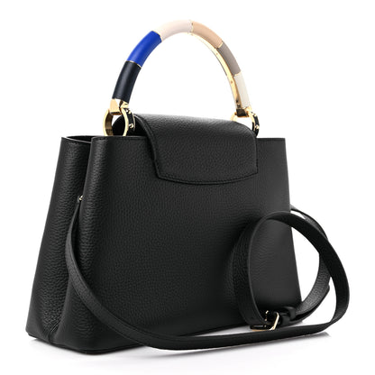 Louis Vuitton Taurillon Kintsugi Capucines MM Black 3 of 8