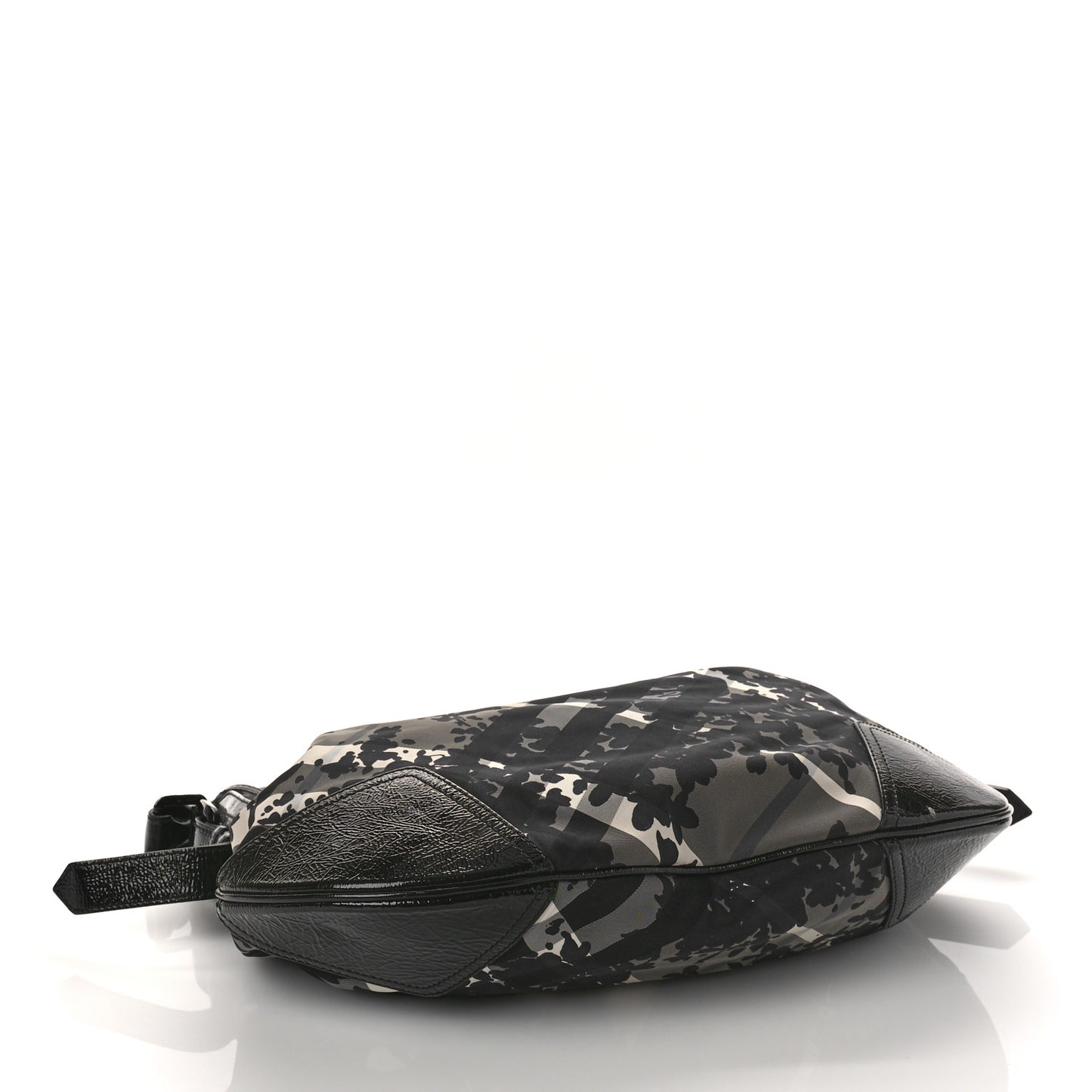 Nylon Beat Check Floral Florence Tote Black
