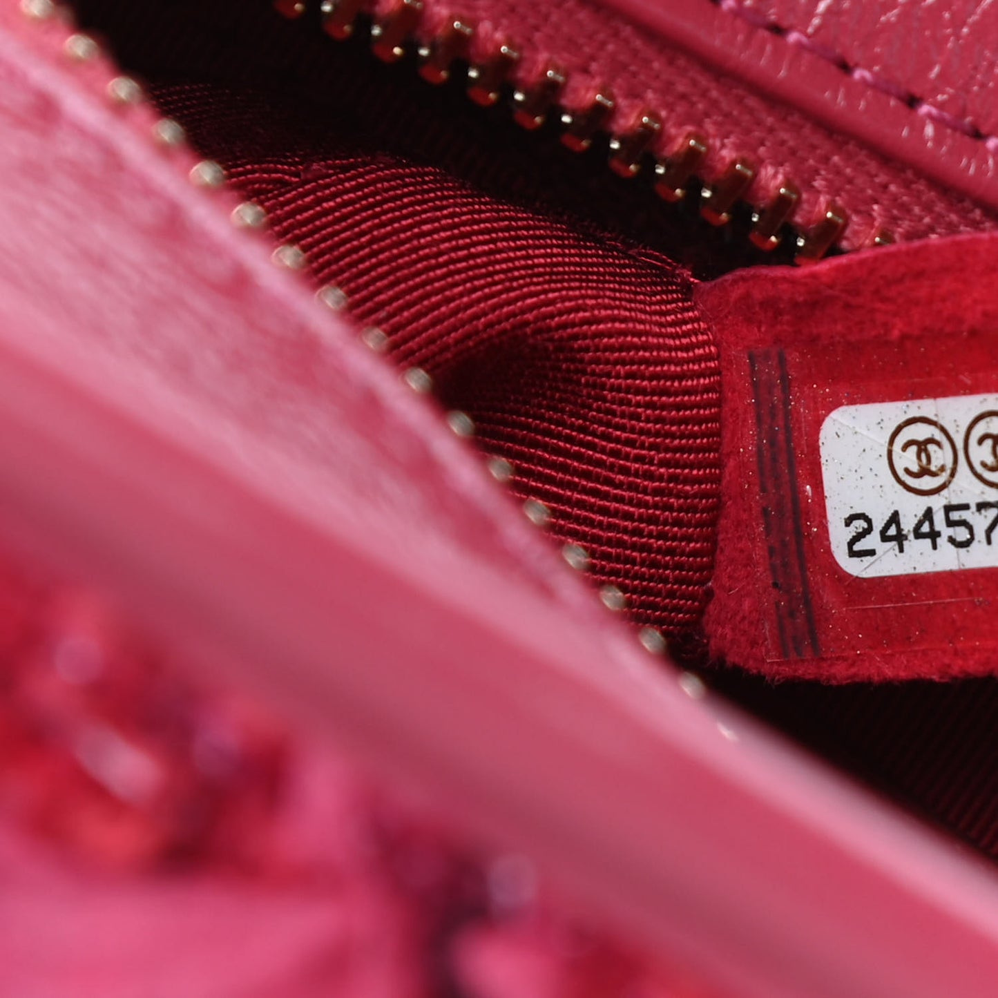 Tweed Calfskin Small Gabrielle Hobo Pink