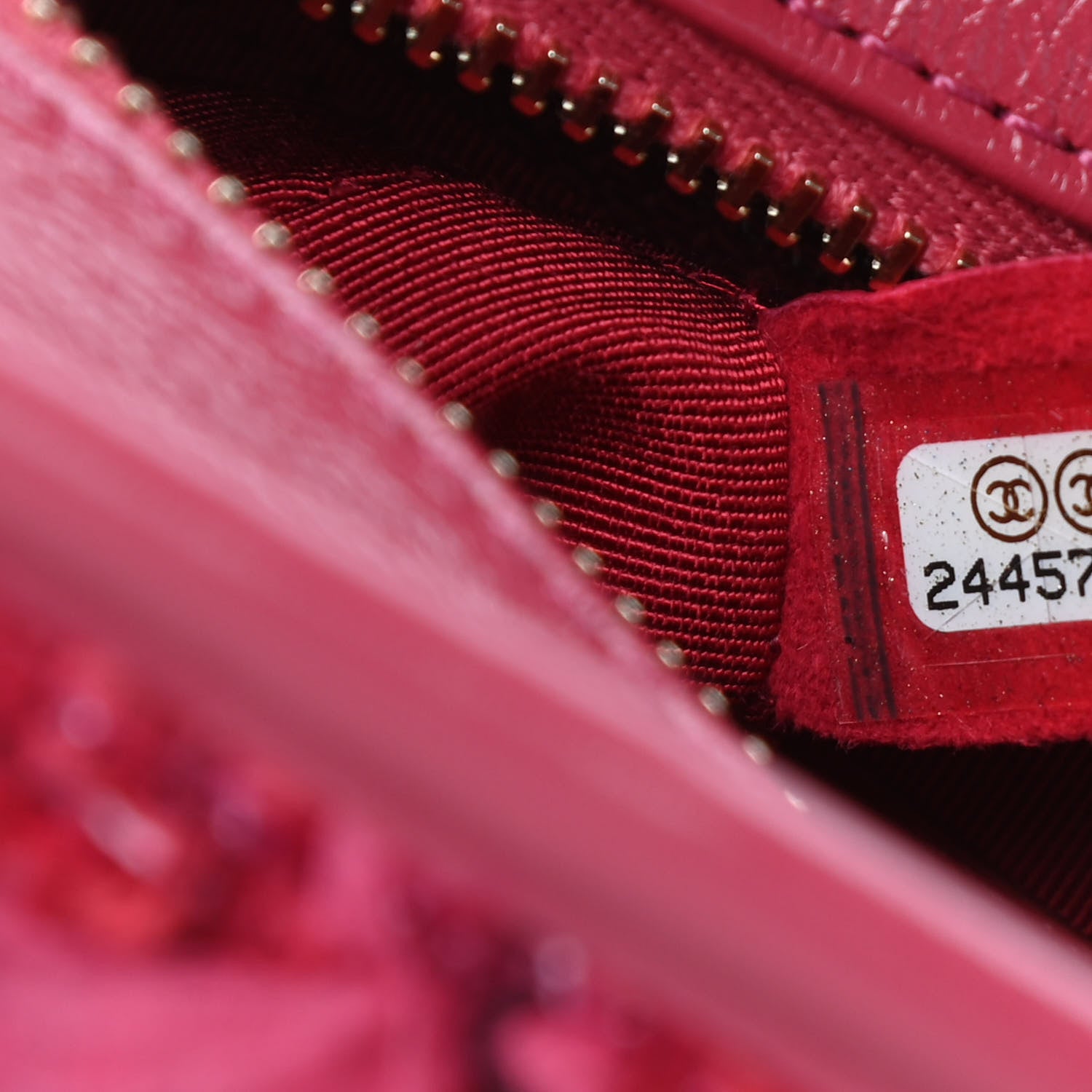 Chanel Tweed Calfskin Small Gabrielle Hobo Pink 7 of 10