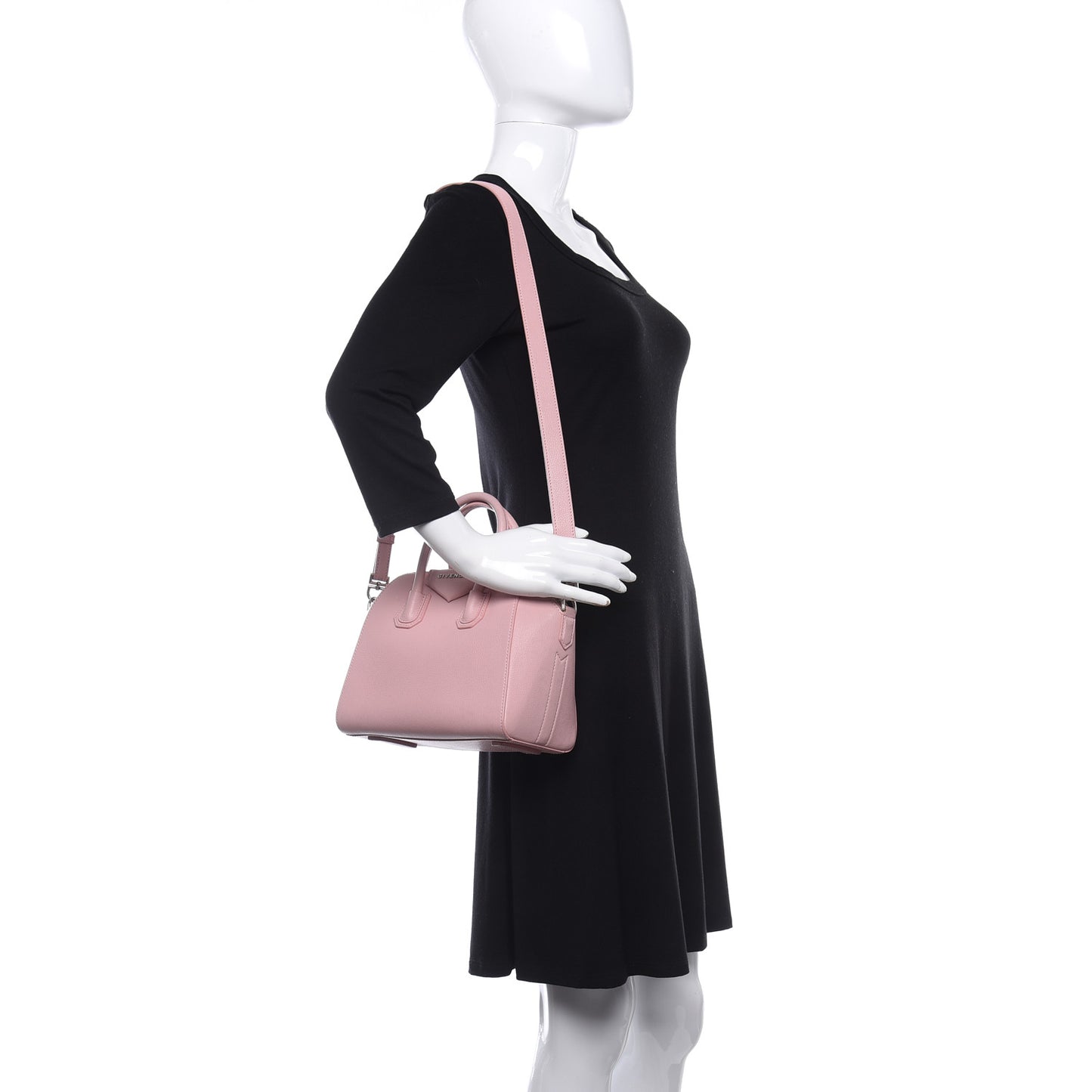 Sugar Goatskin Mini Antigona Pink