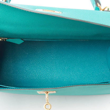 Hermes Epsom Kelly Sellier 28 Vert Verone 13 of 32