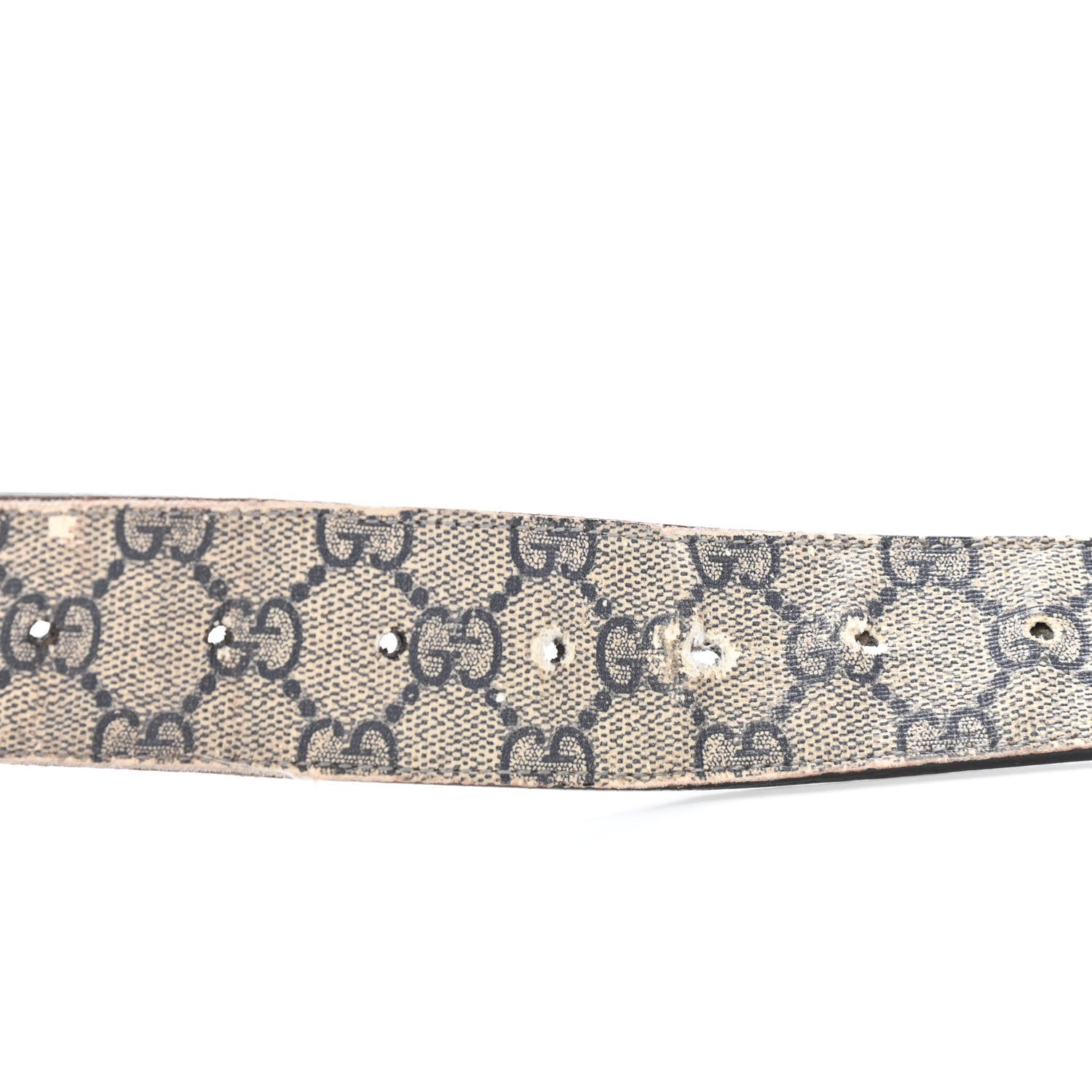 Gucci GG Plus Monogram Interlocking G Belt 90 36 Navy 5 of 6