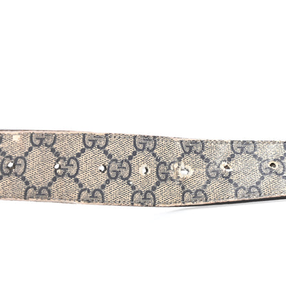 Gucci GG Plus Monogram Interlocking G Belt 90 36 Navy 5 of 6