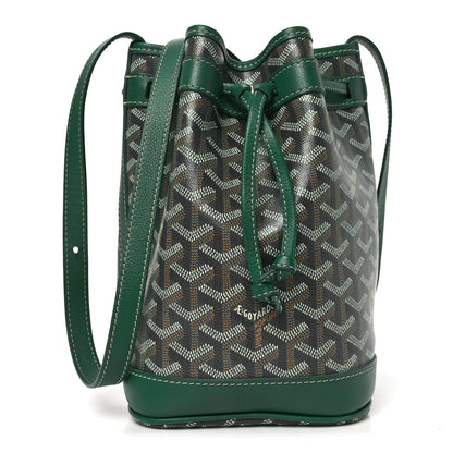 Goyard Goyardine Petit Flot Bucket Bag PM Green 1 of 10
