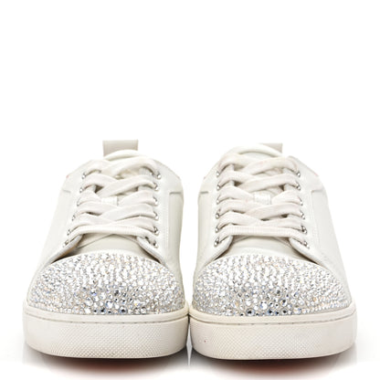 Christian Louboutin Calfskin Strass Junior Flat Sneakers 36.5 36.5 Version Latte 3 of 10
