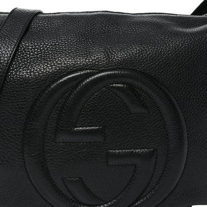 Gucci Pebbled Calfskin Medium Soho Hobo Black 9 of 11