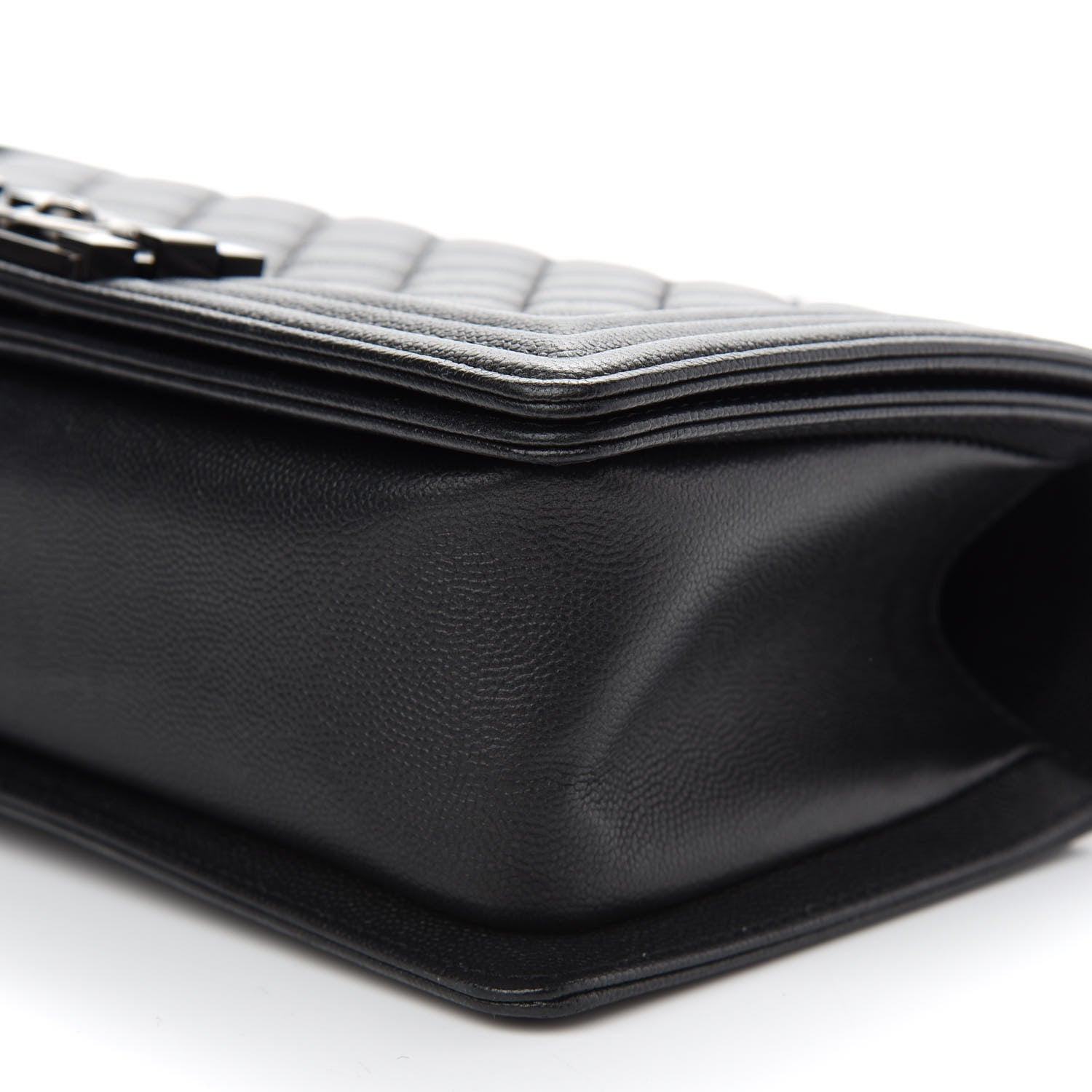 Chanel Caviar Quilted Medium Boy Flap So Black 9 of 9