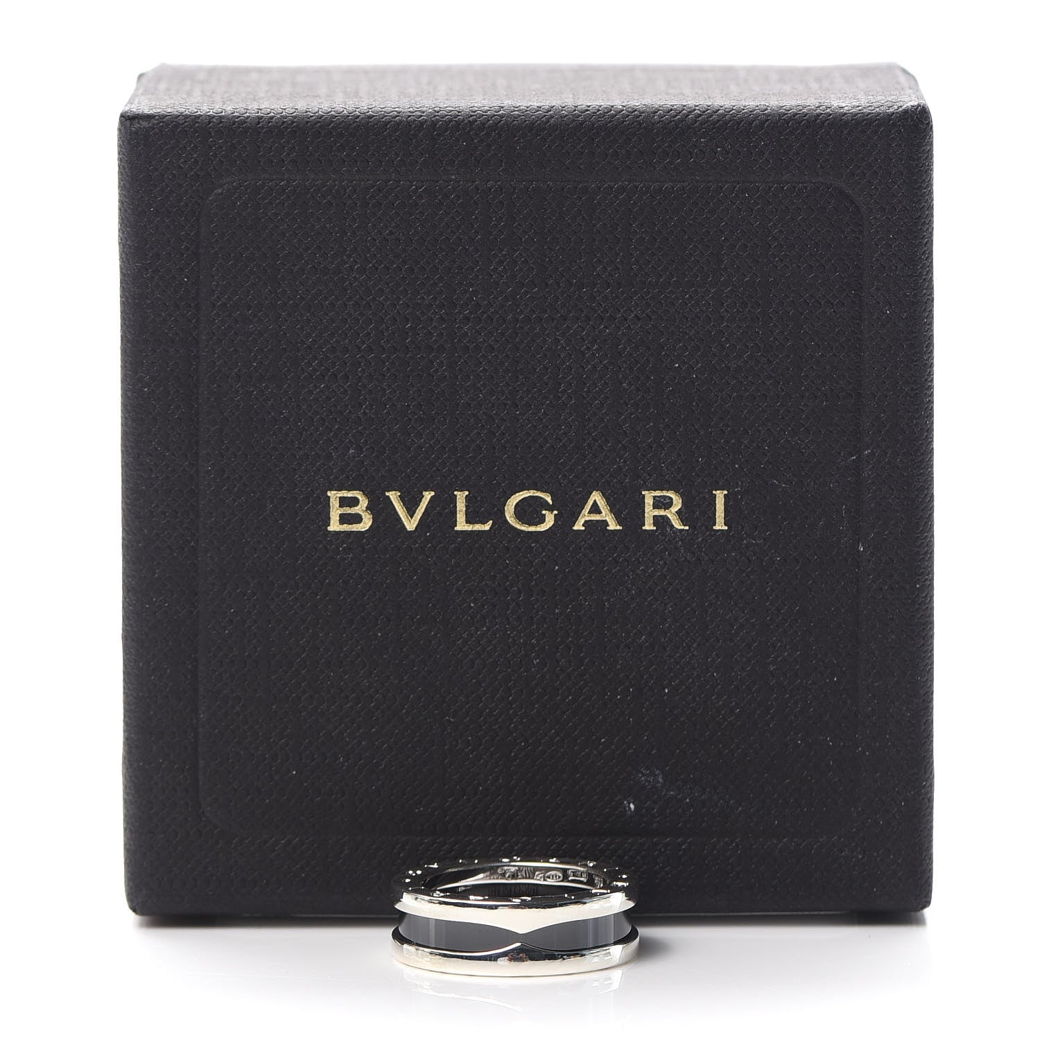 Bulgari Sterling Silver Ceramic Save The Children One-Band Ring 51 5.75 7 of 7