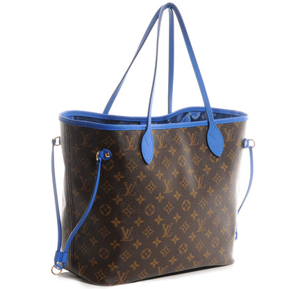 Louis Vuitton Monogram Articles de Voyage Ikat Neverfull MM Grand Blue 3 of 7