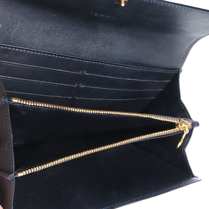 Louis Vuitton Vernis Sarah Wallet Blue Infini 6 of 8