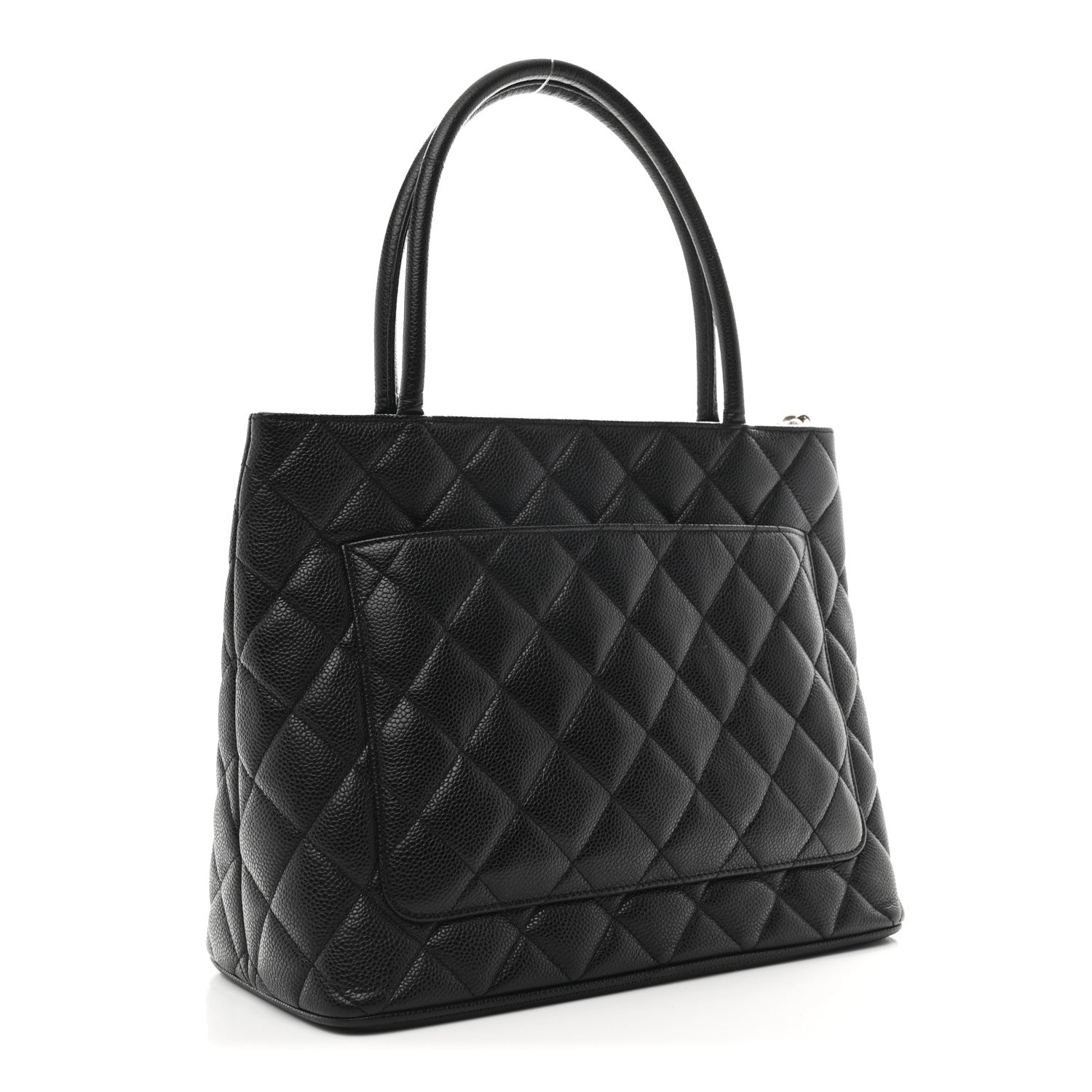 Chanel Caviar Quilted Medallion Tote Black 3 of 10