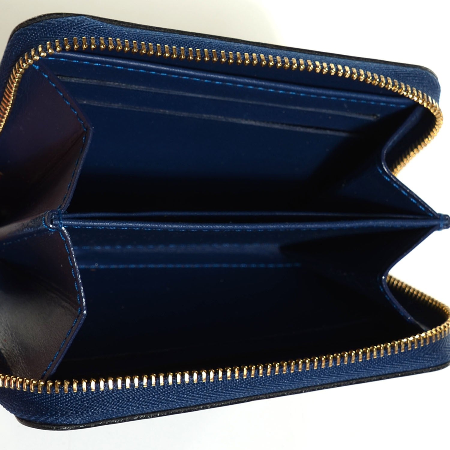 Louis Vuitton Vernis Zippy Coin Purse Grand Blue 5 of 7