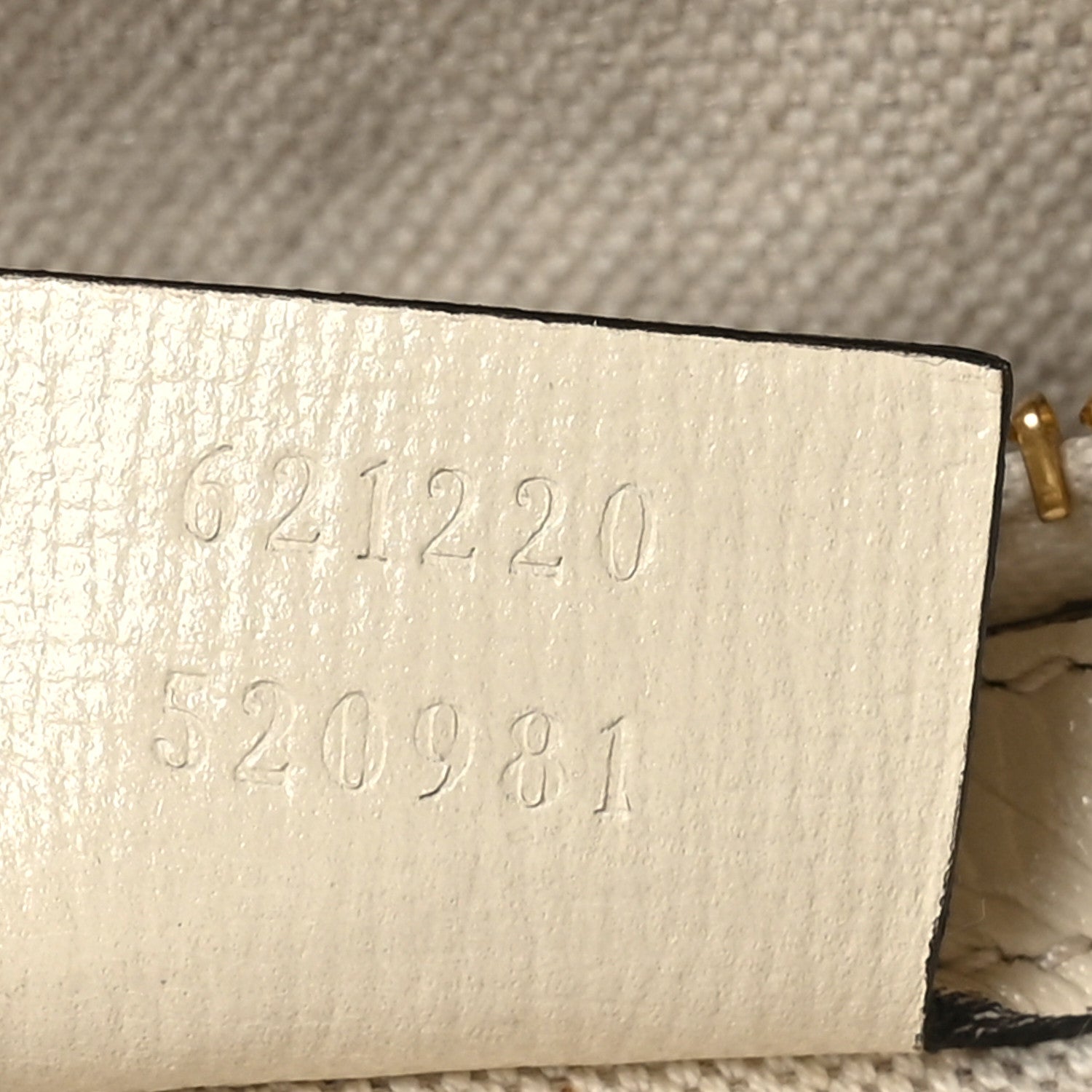 Gucci GG Supreme Monogram Azalea Calfskin Small Horsebit 1955 Top Handle Bag Beige Ebony Mystic White 7 of 9