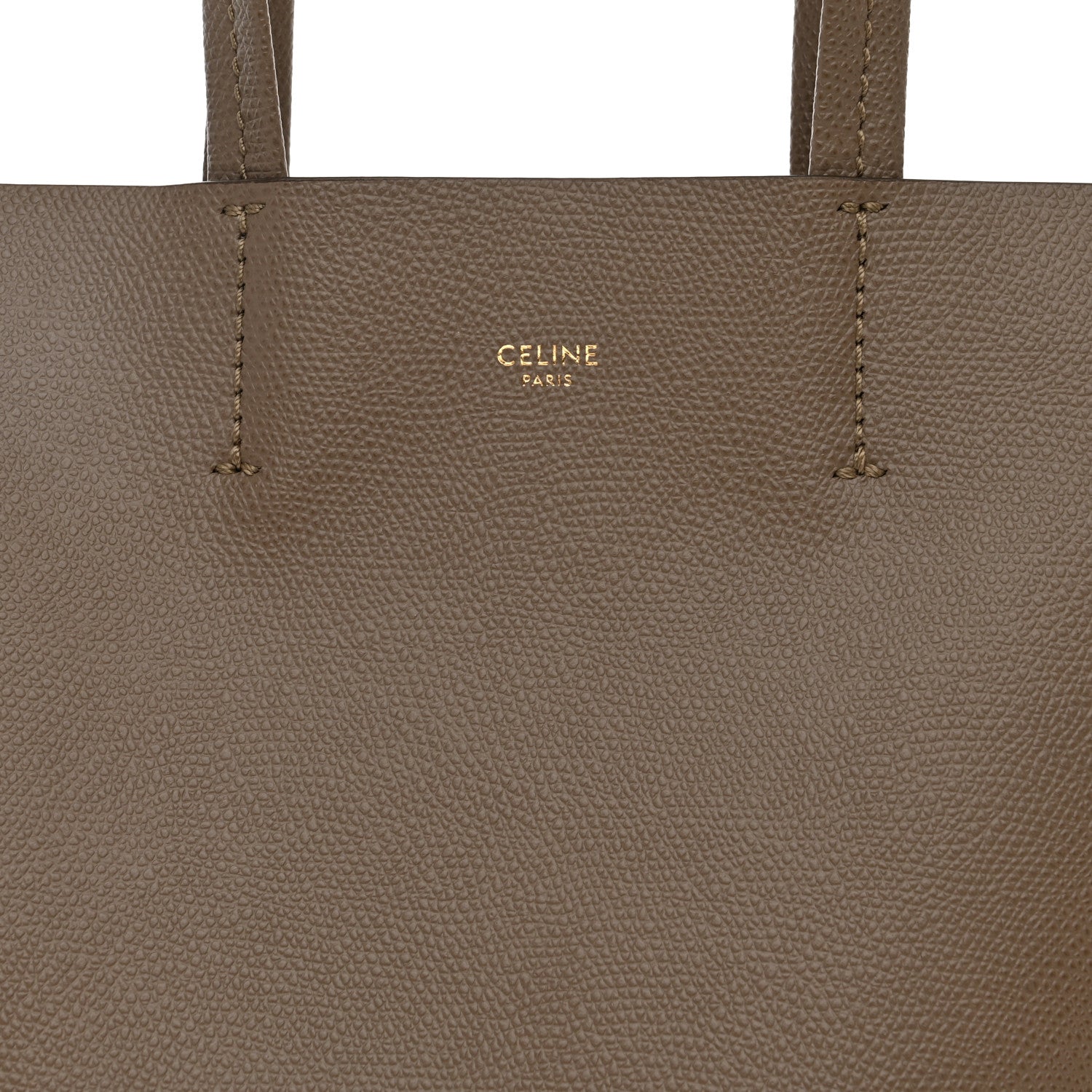 Celine Grained Calfskin Small Vertical Cabas Beige 8 of 10