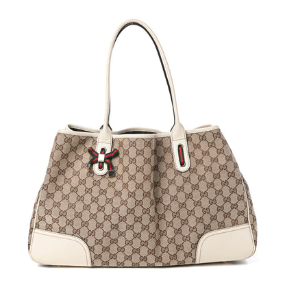 Gucci Monogram Large Princy Tote Off White 1 of 9