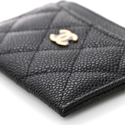 Chanel Caviar Quilted Card Holder Black 11 of 12