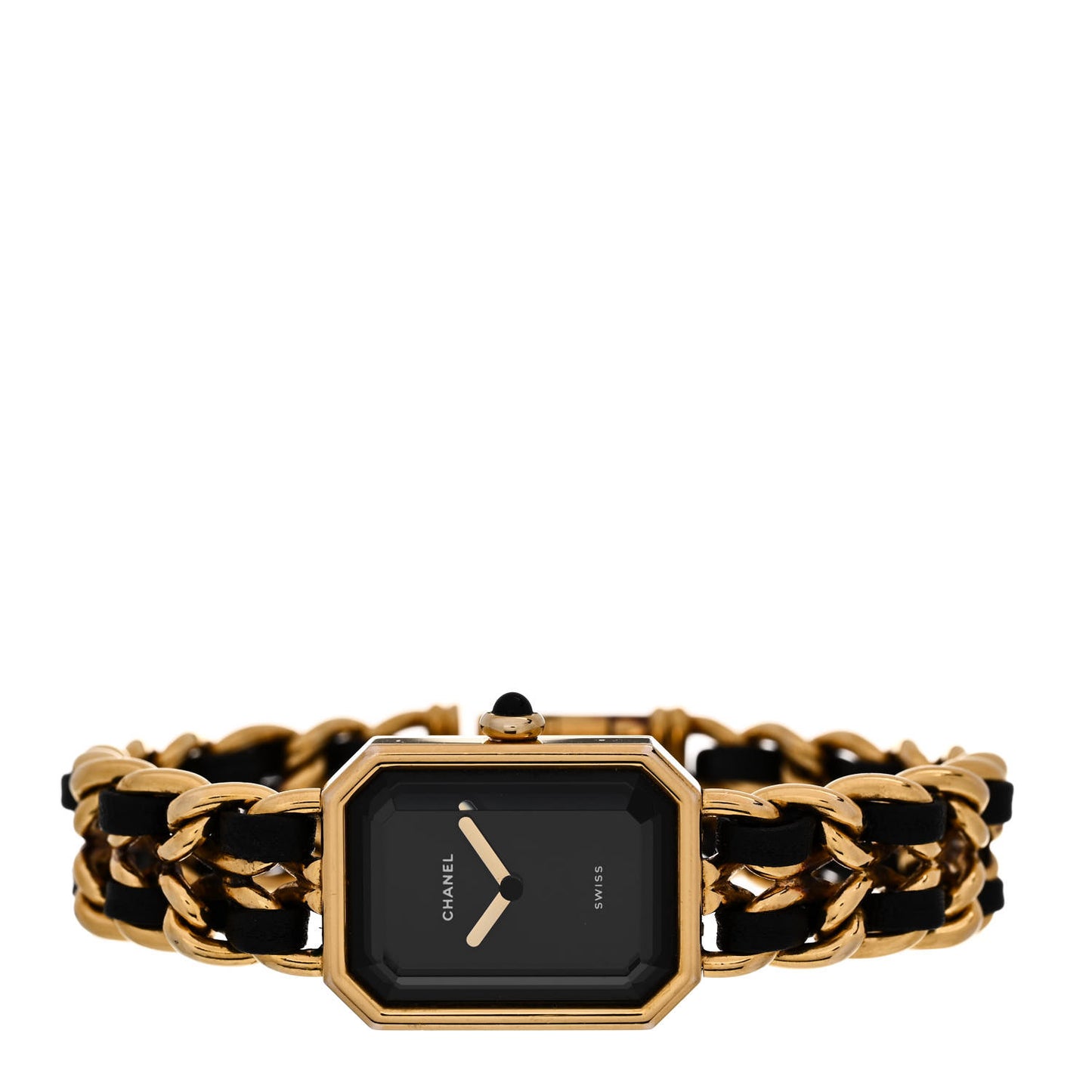 Stainless Steel Lambskin 20mm Chain Premiere Quartz Watch Gold M