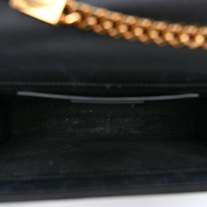 Saint Laurent Smooth Calfskin Medium Classic Monogram Kate Tassel Satchel Black 5 of 9