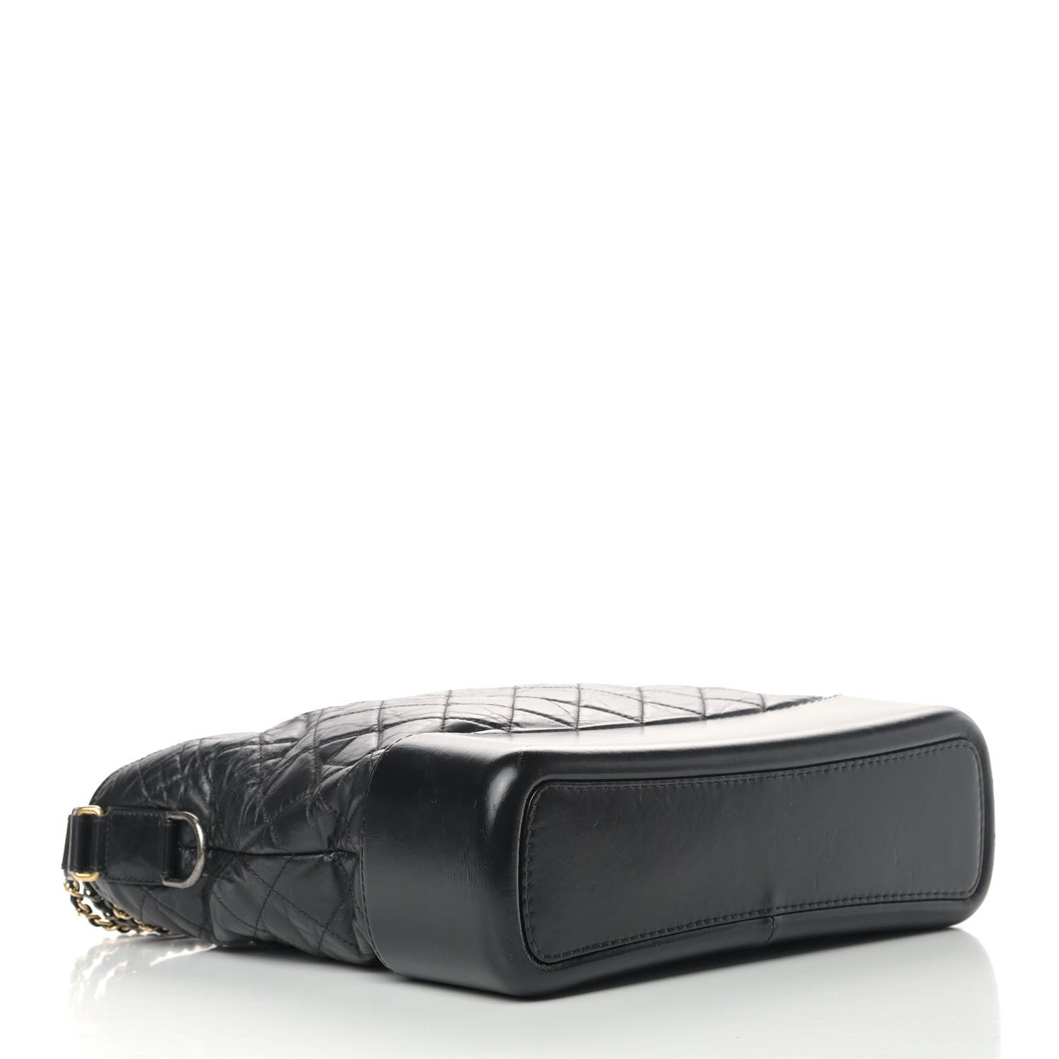 Chanel Aged Calfskin Quilted Large Gabrielle Hobo Black 3 of 7