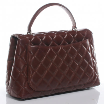 Chanel Lambskin Kelly Jumbo Flap Bag Bordeaux 3 of 8