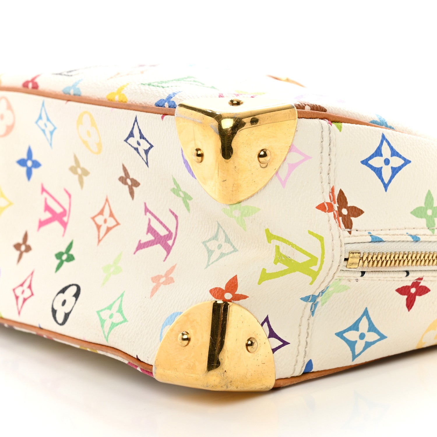 Louis Vuitton Monogram Multicolor Trouville White 9 of 11