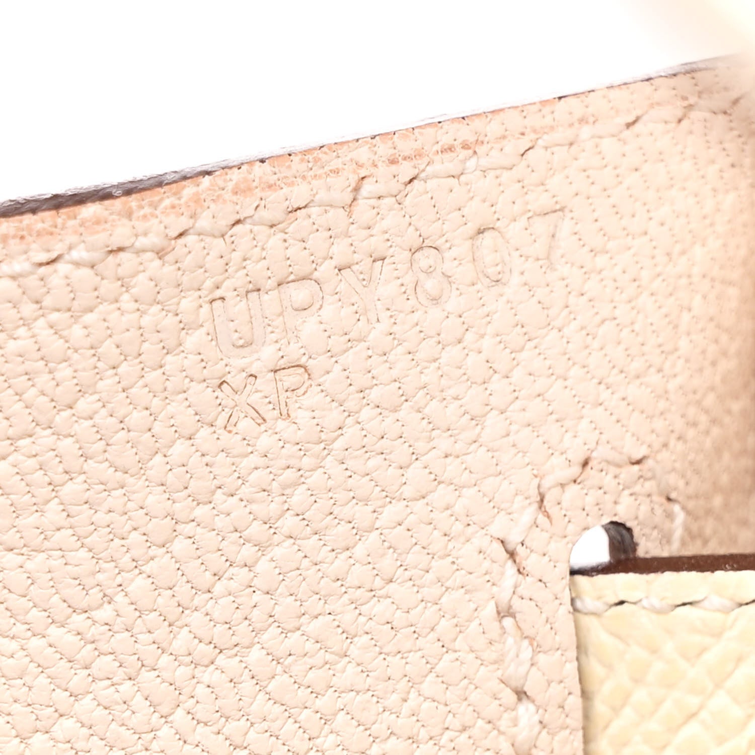 Hermes Epsom Birkin Sellier 25 Nata 7 of 11