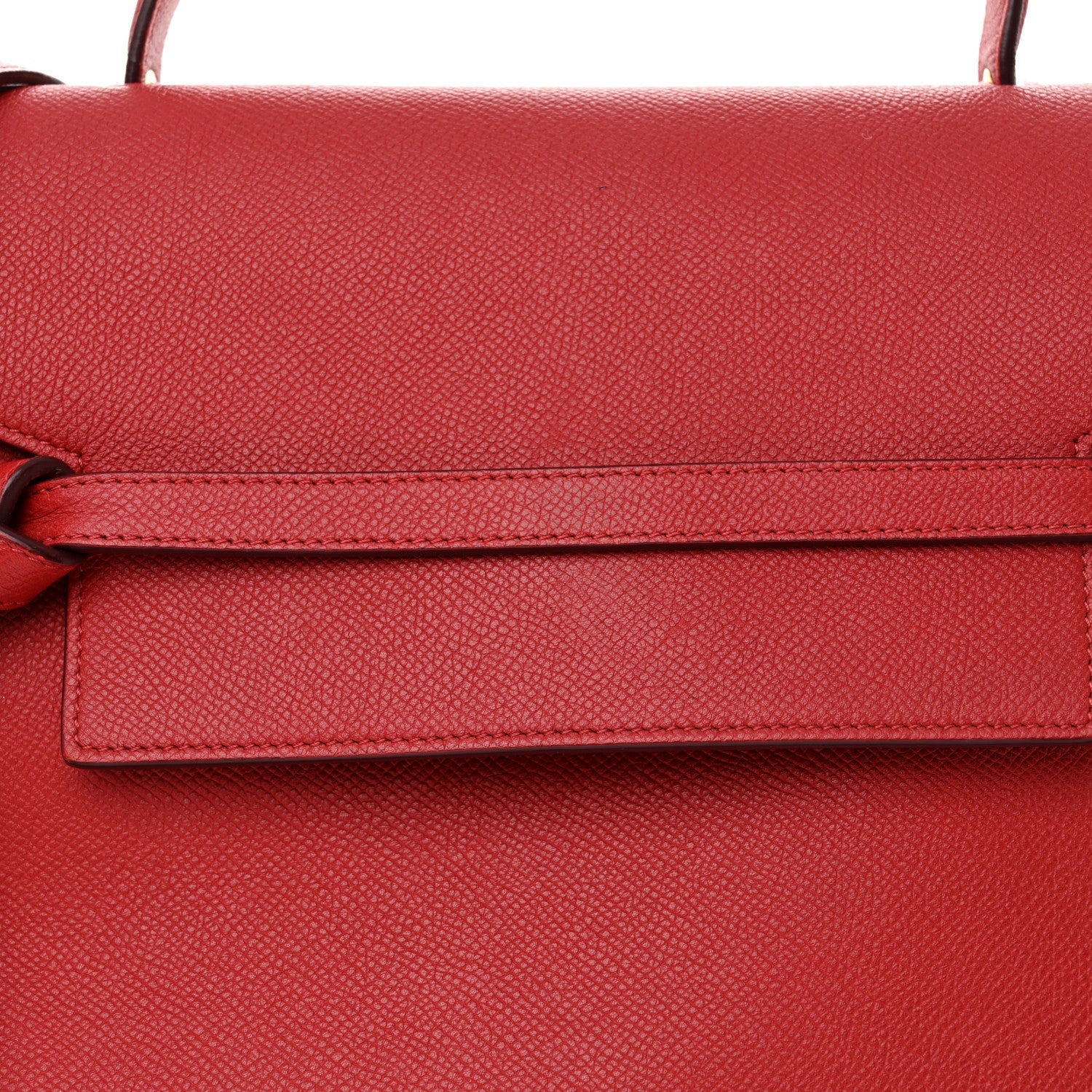 Celine Grained Calfskin Mini Belt Bag Coquelicot 8 of 11