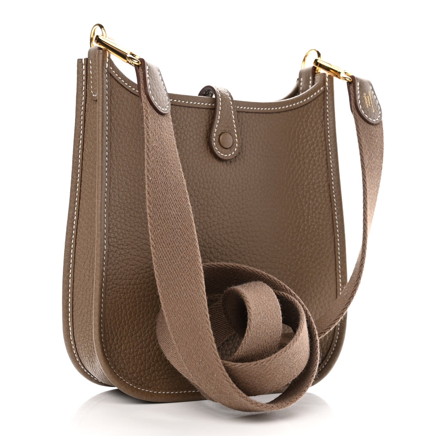 Hermes Taurillon Clemence Evelyne TPM Etoupe 3 of 11